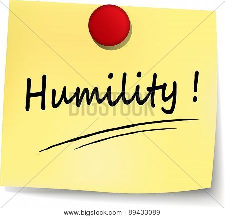 Humility Sign