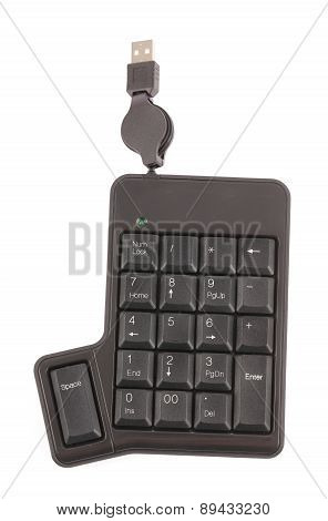 A Portable Ten-key Keyboard For Entering Data