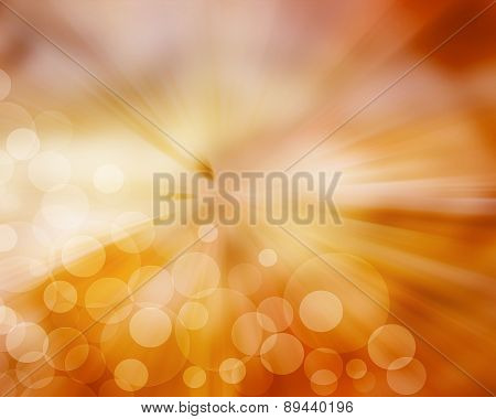 Radial Abstract Gold Background