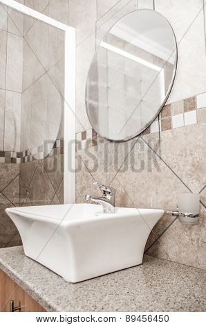 Bathroom Basin On Granite Top