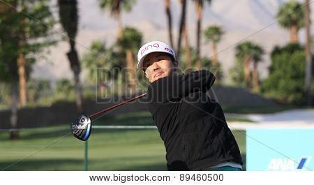 Gerina Piller at the ANA inspiration golf tournament 2015
