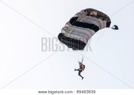 Base Jump In Shipwreck Beach Of Zakynthos Island