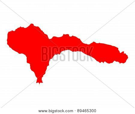 Map Of Sao Nicolau