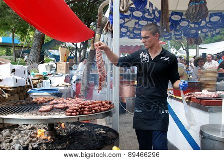 Barbecue chef, Marbella.