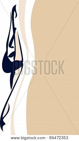 Silhouettes of ballerinas.