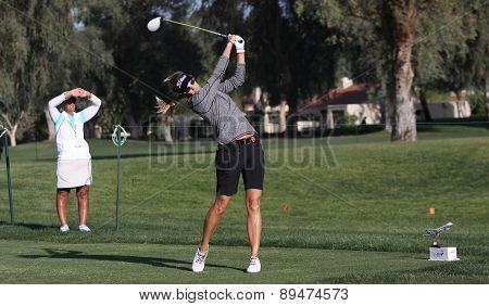 Kris Tamulis at the ANA inspiration golf tournament 2015
