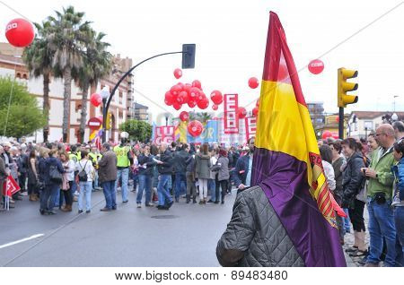 1St May Demonstration In Gijon, Spain