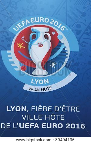 UEFA Euro Football 2016 and city host of Lyon