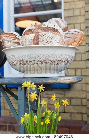 Some Deliscious Homemade Bread Display