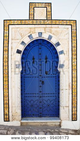 Door Of Sidi Bou Said. La Gulett, Tunisia