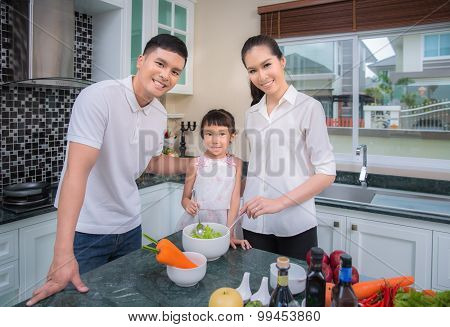 Asian Family Kitchen