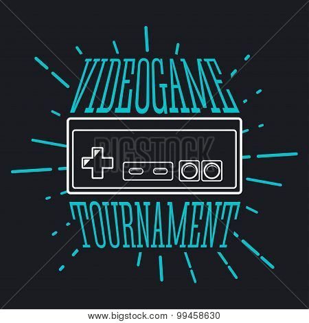 computer game tournament label