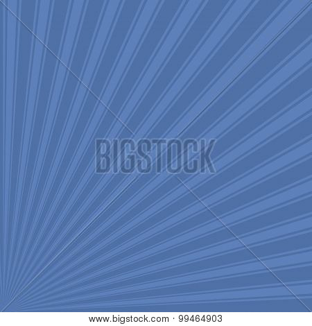Blue yonder Color Stripe Funky Sun Rays Backgound