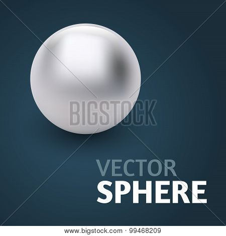vector sphere abstract on black background