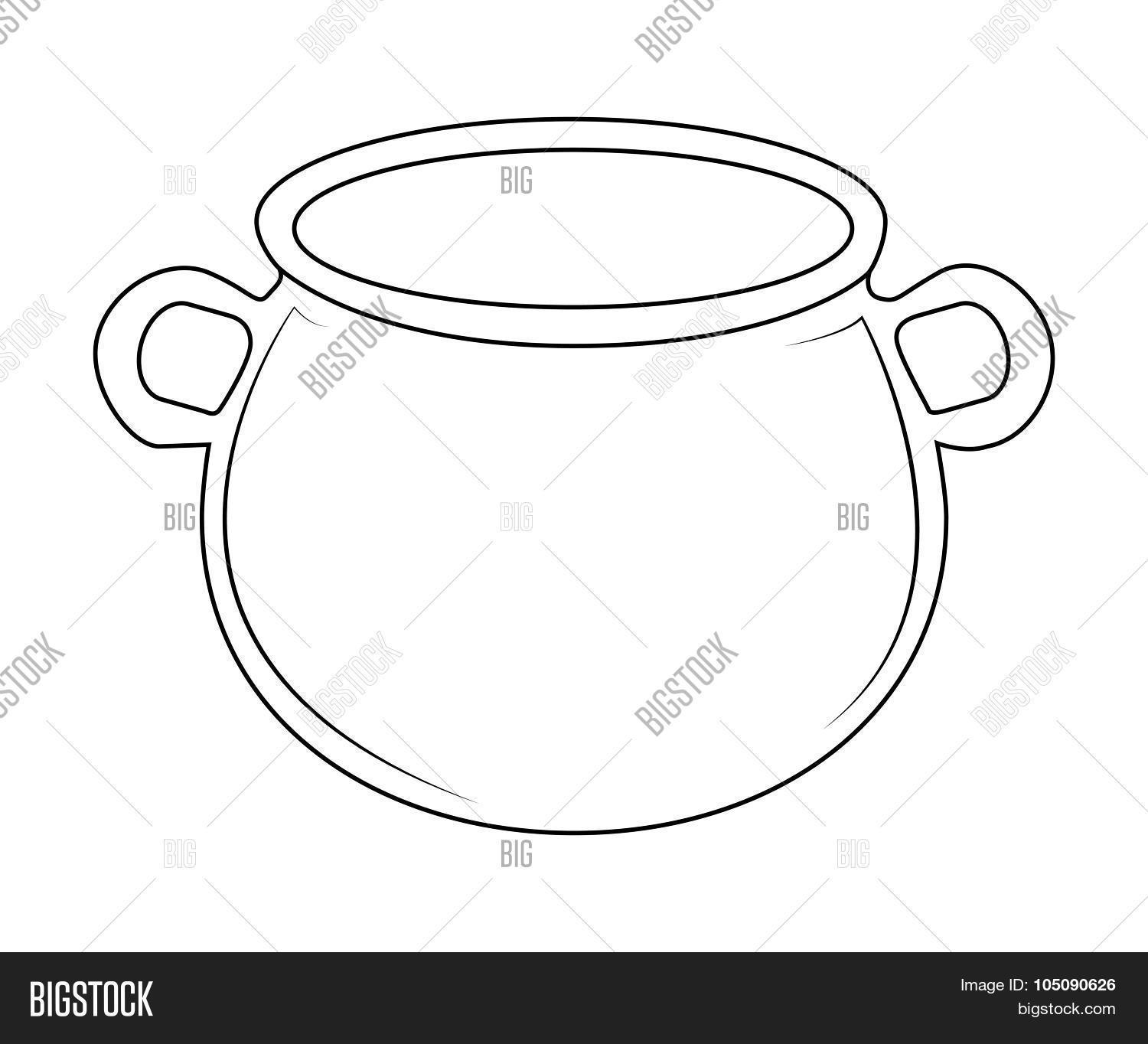 Empty Witch Cauldron Vector & Photo (Free Trial) | Bigstock