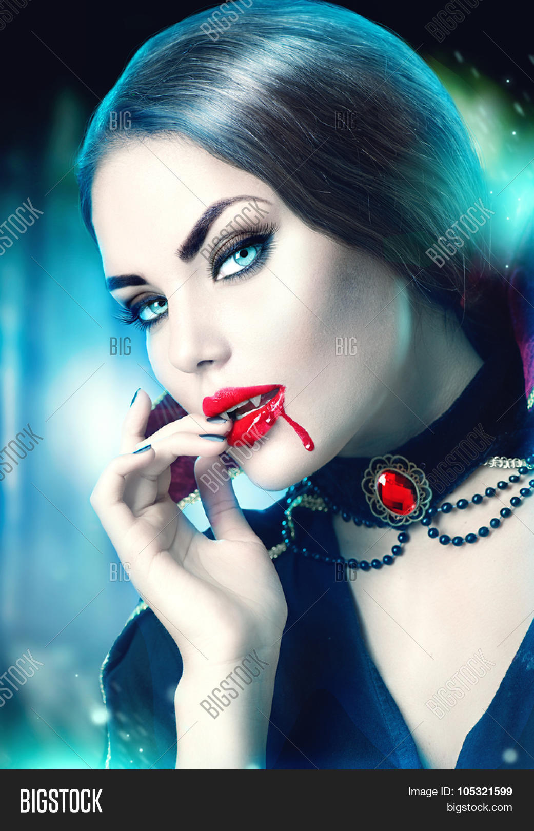 naked natural women sex sexy woman blood on mouth