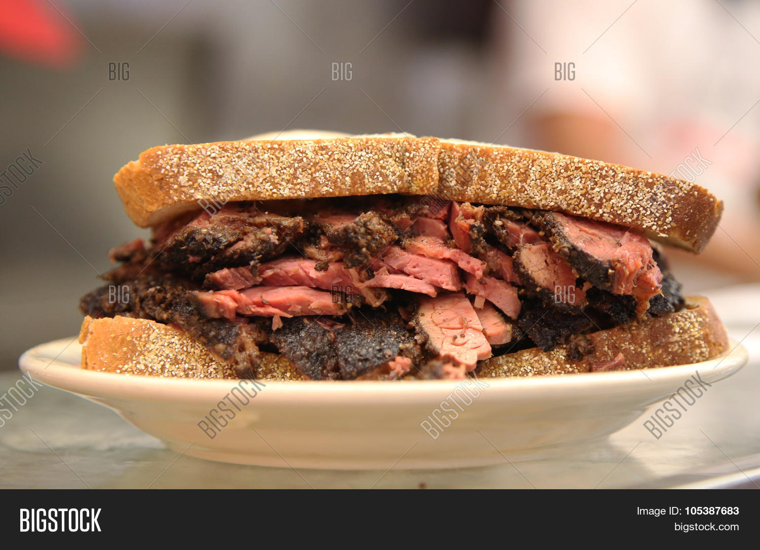 Famous Pastrami On Rye Image & Photo (Free Trial) Bigstock