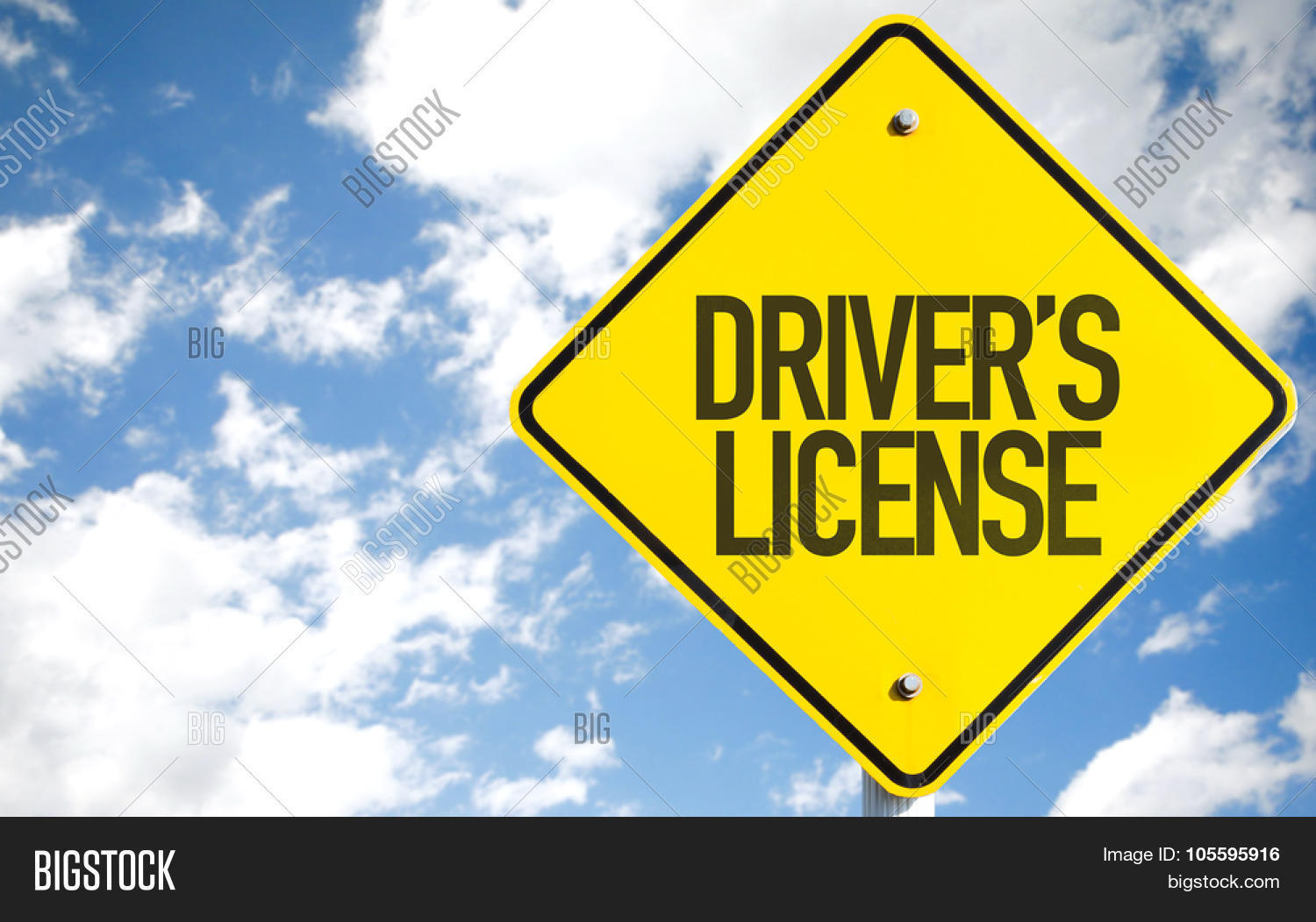 Driver's License Sign Image & Photo (Free Trial) Bigstock