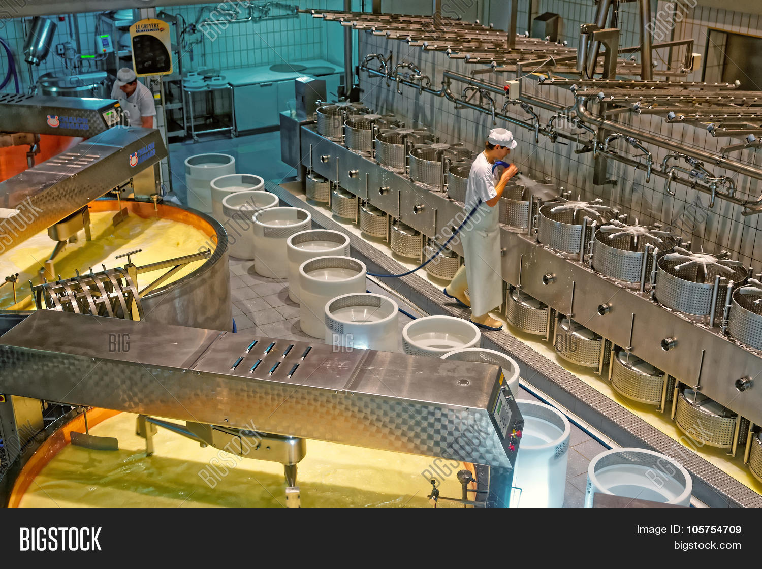 Worker Cheesemaking Image & Photo (Free Trial) Bigstock