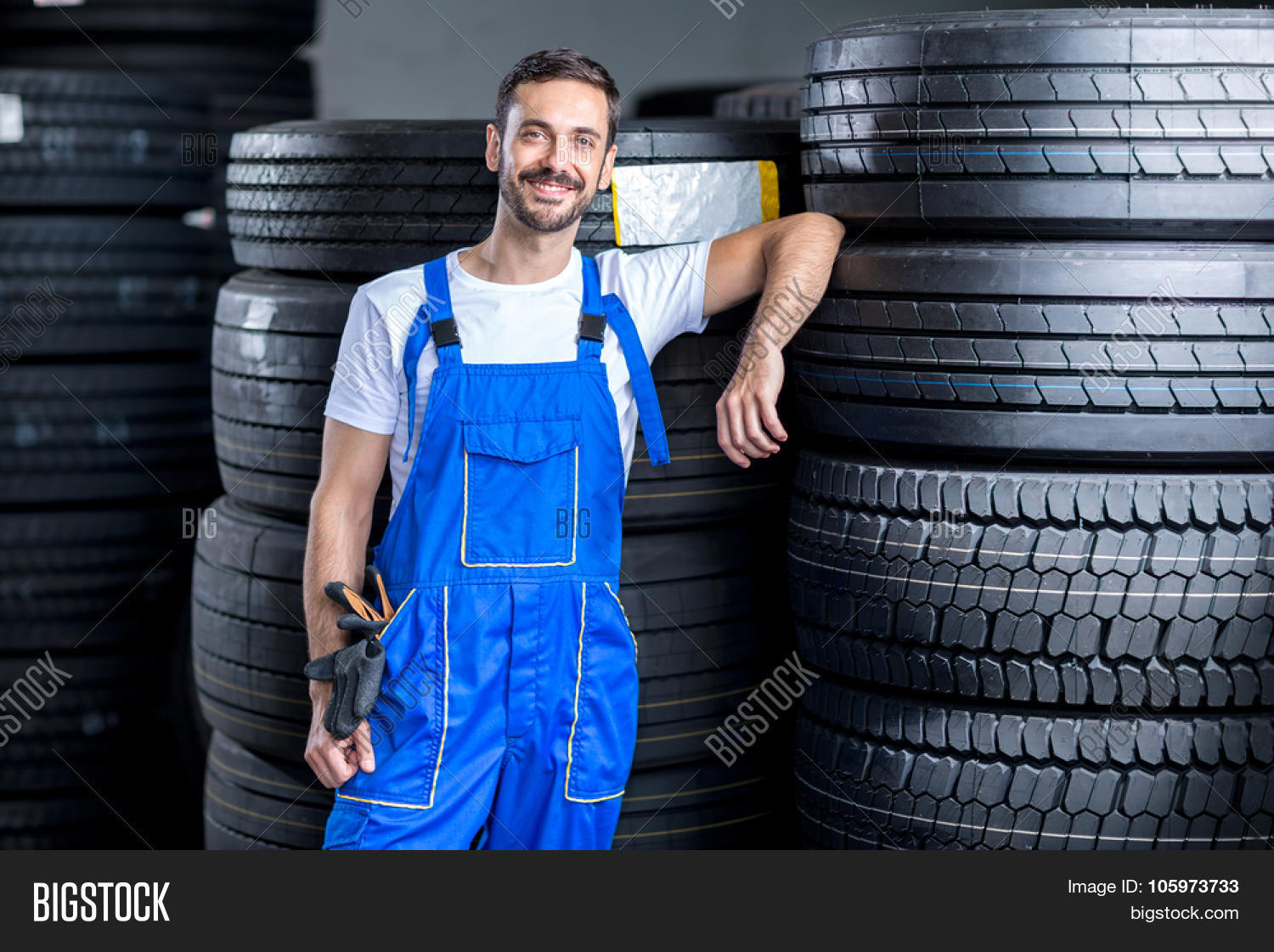 Mechanic Car Tires Image & Photo (Free Trial) Bigstock