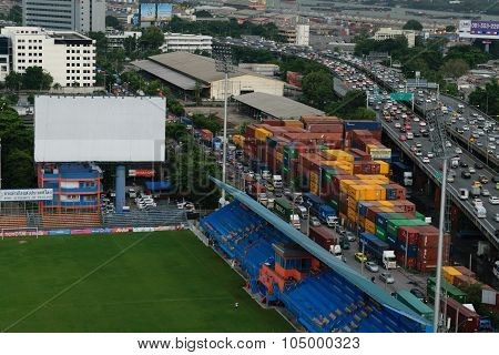 Pat Football Stadium Aerial View