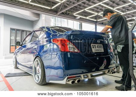 Polishing The Car
