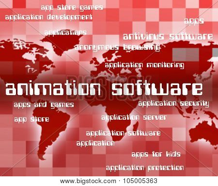 Animation Software Represents Programs Softwares And Freeware