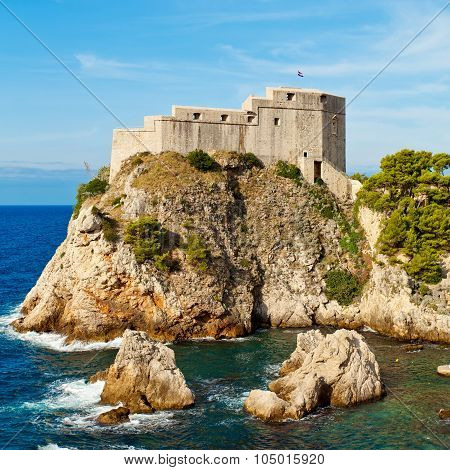 Fort in Dubrovnik, Croatia