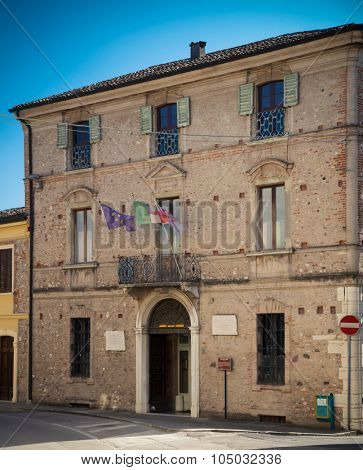 SOLFERINO, ITALY - MAY, 2014: Red Cross museum in Solferino Italy