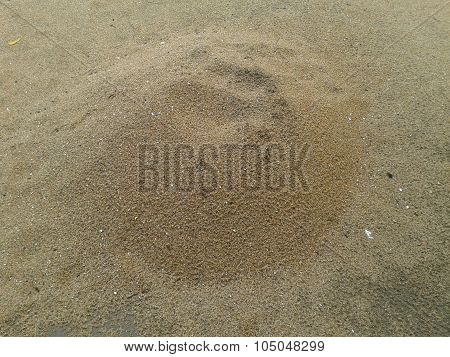 Lump of sand