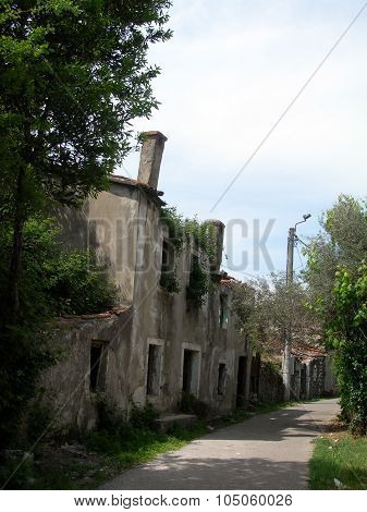 Historic Buildings Stara Varos Old Turkish Town Podgorica Montenegro