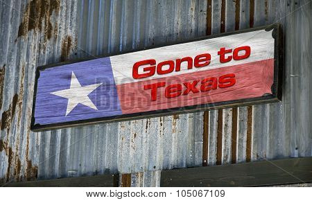 Gone To Texas.