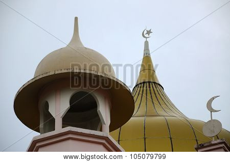 Kuching Town Mosque a.k.a Masjid Bandaraya Kuching in Sarawak, Malaysia