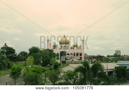 Kuching Town Mosque a.k.a Masjid Bandaraya Kuching in Sarawak, Malaysia