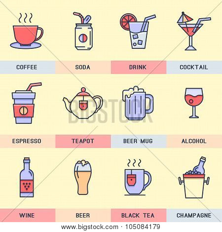 Drink icons