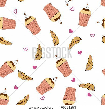 Pattern of desserts