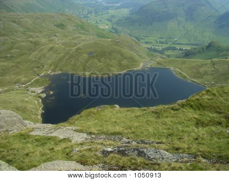Secluded Mountainside Lake