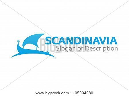 Sign With Scandinavian Drakkar