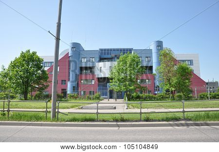 MOSCOW RUSSIA 05.28.2015 - Department of the Military Commissariat in Zelenograd