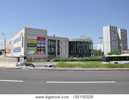 MOSCOW RUSSIA 05.28.2015 - shopping and entertainment center Iridium in the city of Zelenograd