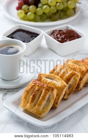 Sweet Puff Pastry Breakfast