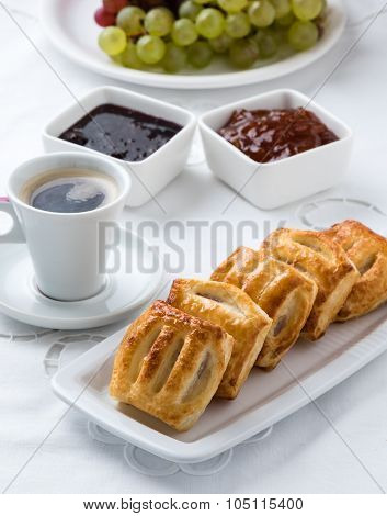Sweet Puff Pastry Breakfast