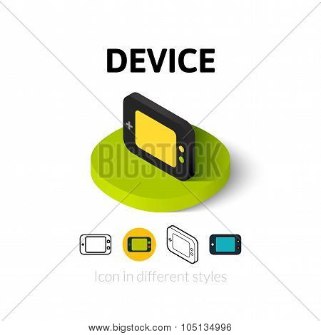Device icon in different style