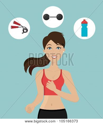 Healthy fitness lifestyle