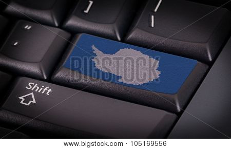 Flag On Keyboard
