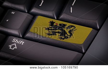 Flag On Keyboard