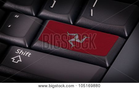 Flag On Keyboard