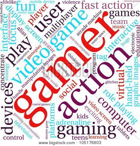 Gamer Word Cloud