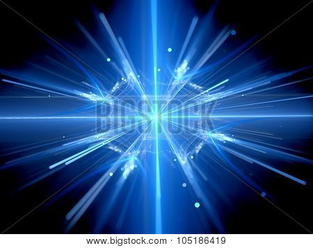 Fission In Large Hadron Collider