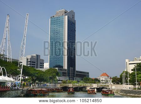 Business District Of Singapore